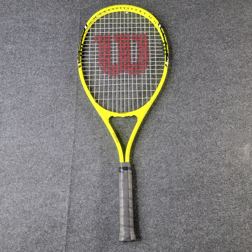 Wilson Energy XL 4 1/2 Tennis Racquet Racket Tactical Alloy Neon Yellow Black